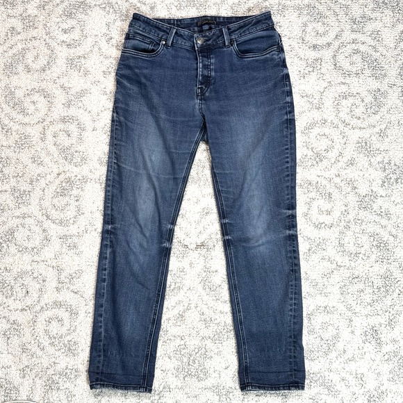 Prana Women's Jeans Size 4/27 Button Fly Organic Cotton Blend Mid Rise - Picture 2 of 10